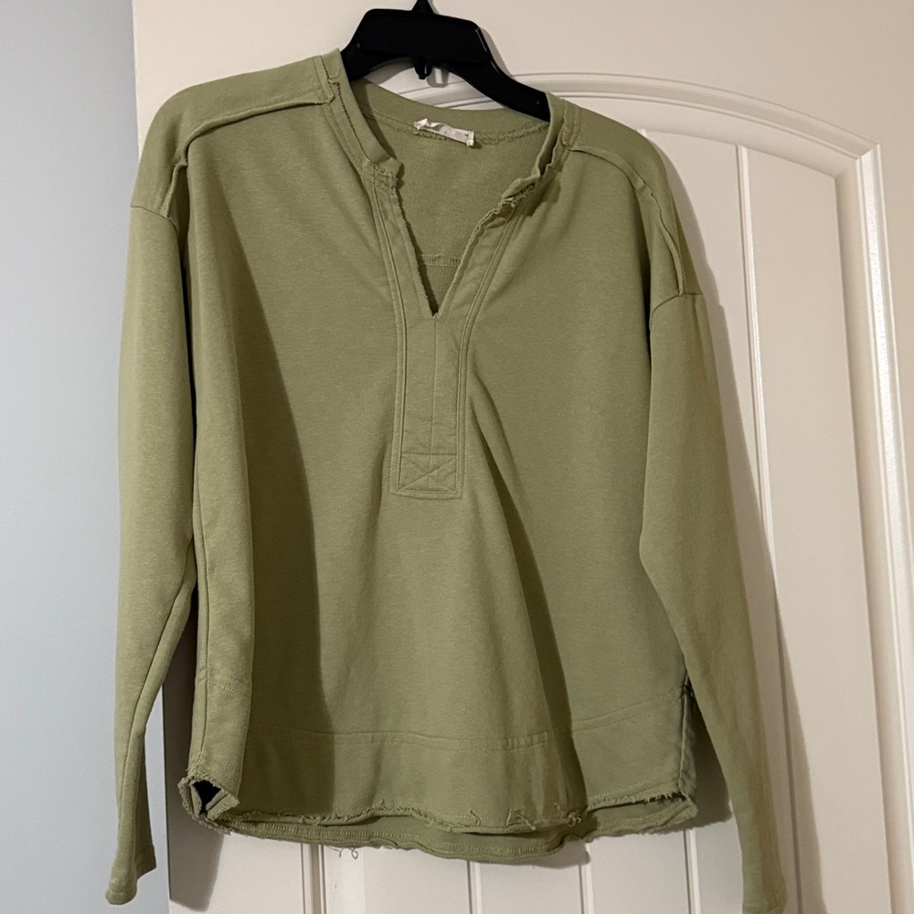 Olive Green Long Sleeve Shirt